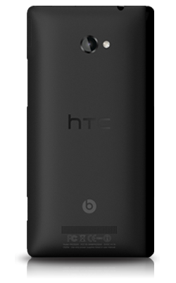 HTC Windows Phone 8X achterkant HTC Windows Phone 8X achterkant